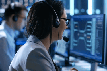 Student smiling with confidence