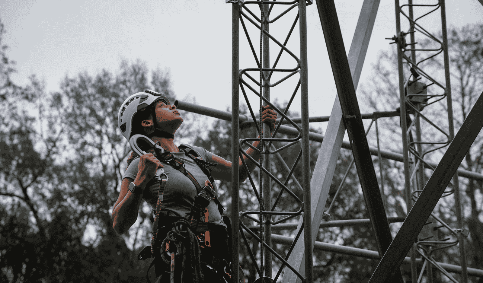 Student smiling with confidence