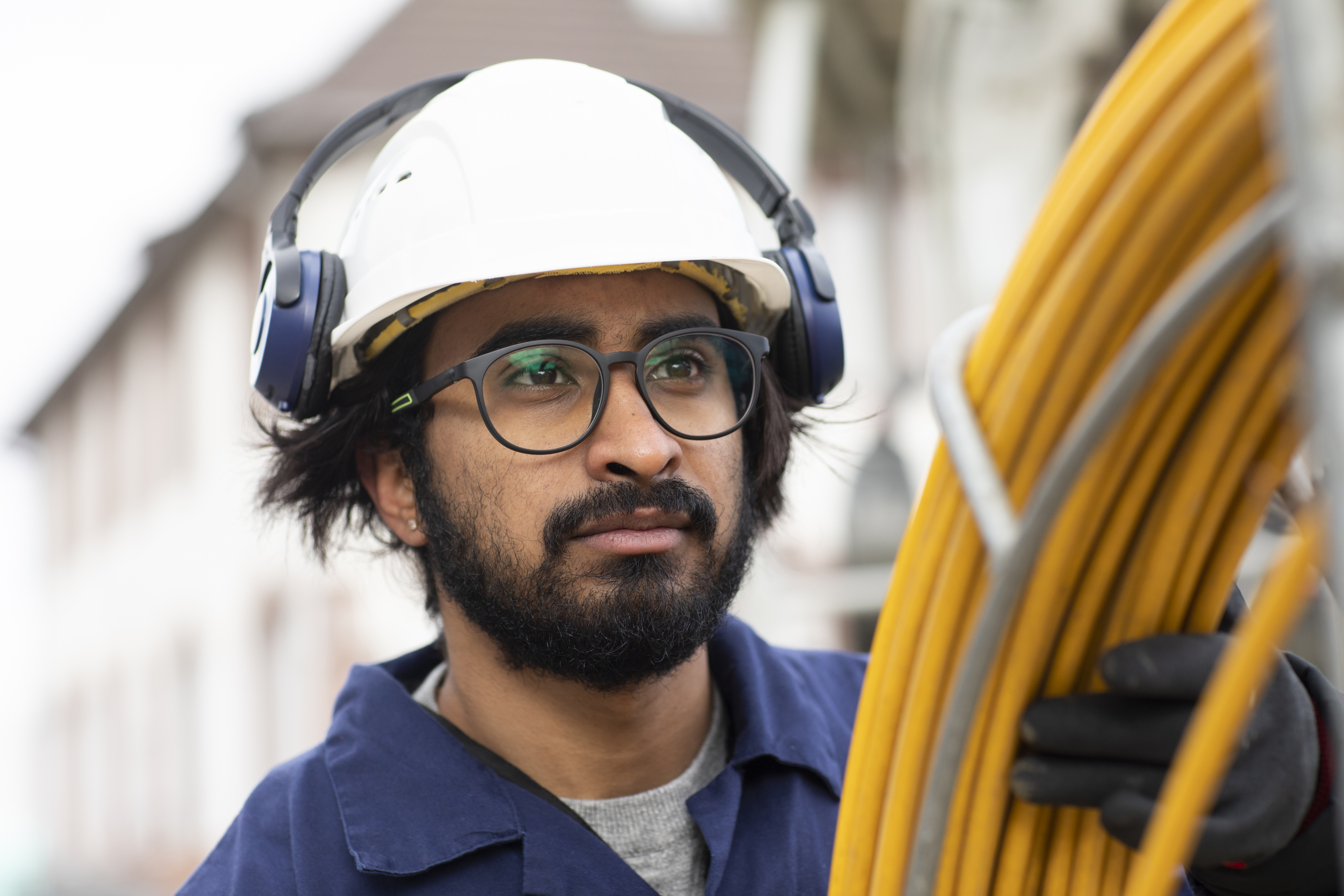 Cable Blowing Work Environment
