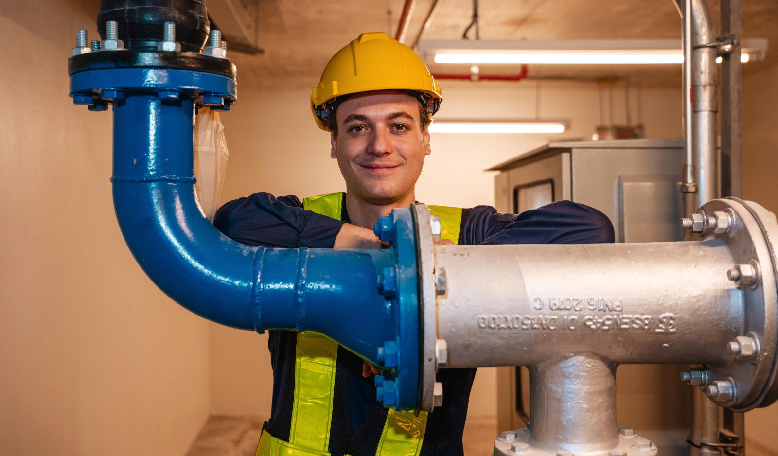 Student smiling with confidence