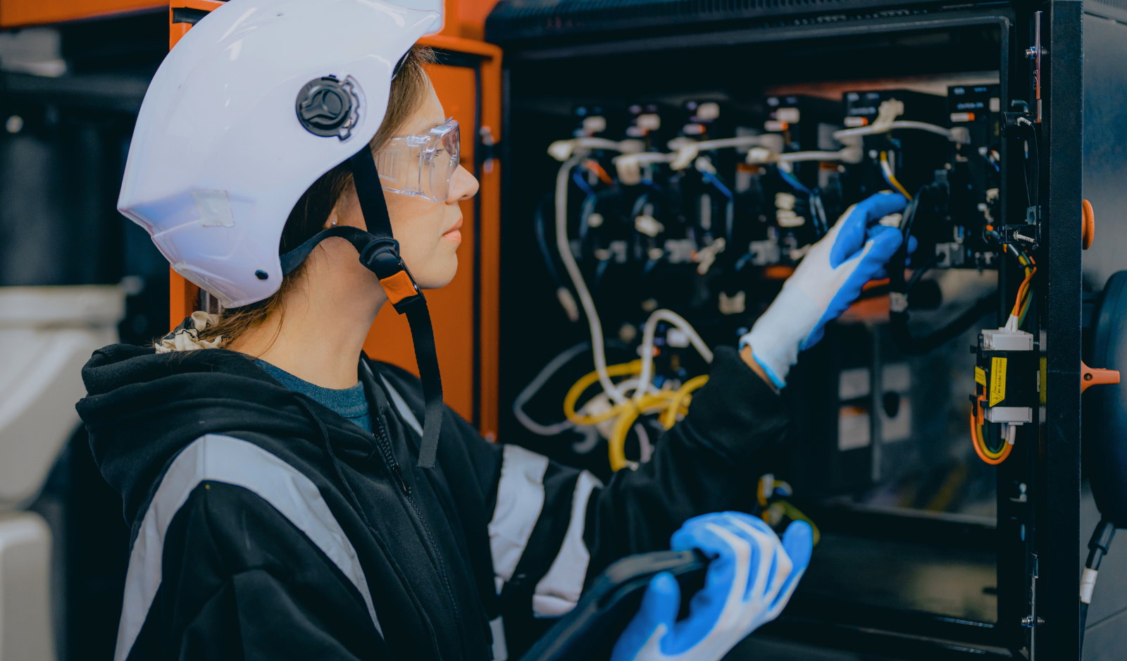 Student smiling with confidence